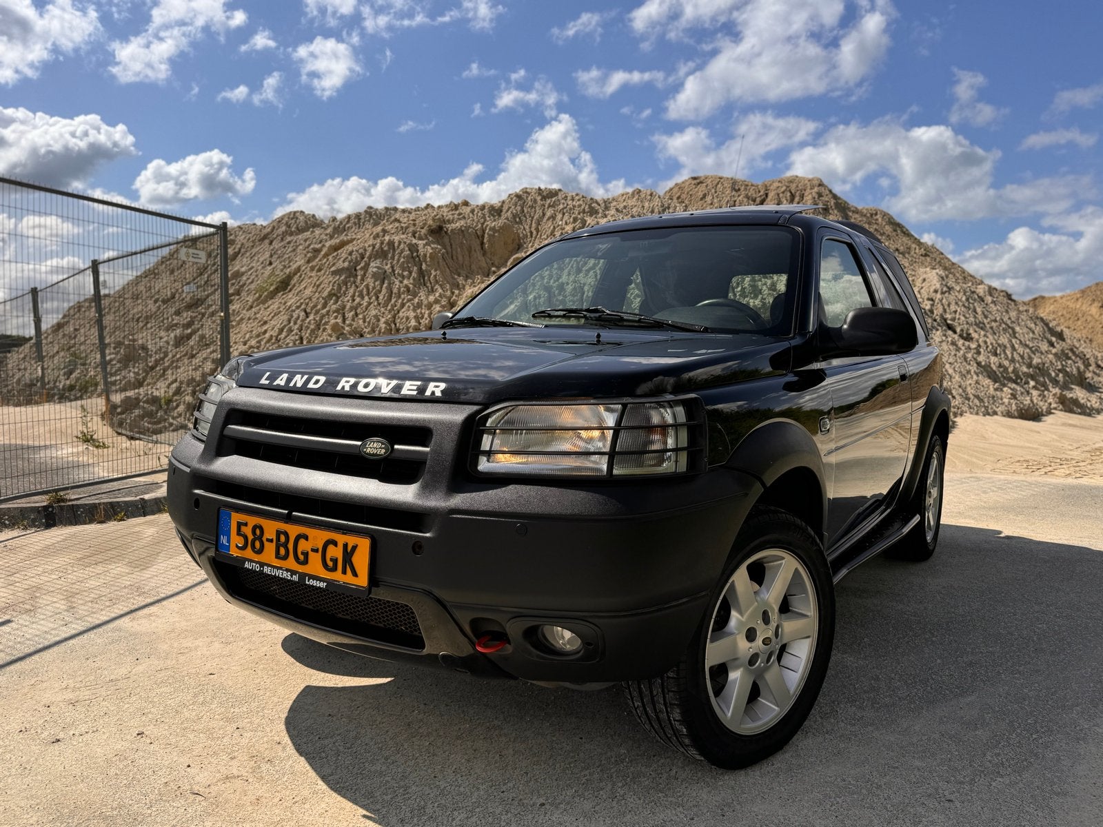 Land Rover Freelander 2.0 TD4 3DR AUT Commercial 2002, Auto's, Bestelauto's, Automaat, Zwart, 4 cilinders, 2000 kg
