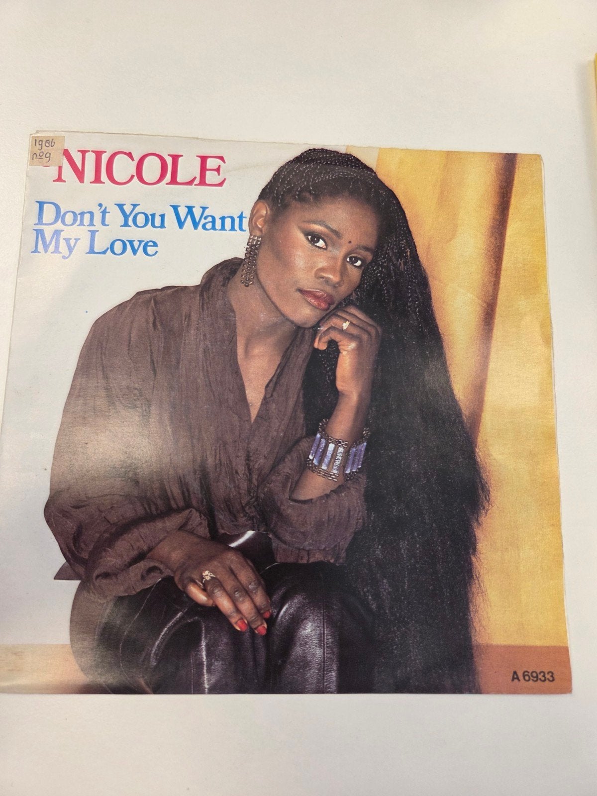 Nicole dont you want my love 7 inch singel vinyl, Ophalen of Verzenden, Zo goed als nieuw, Overige formaten