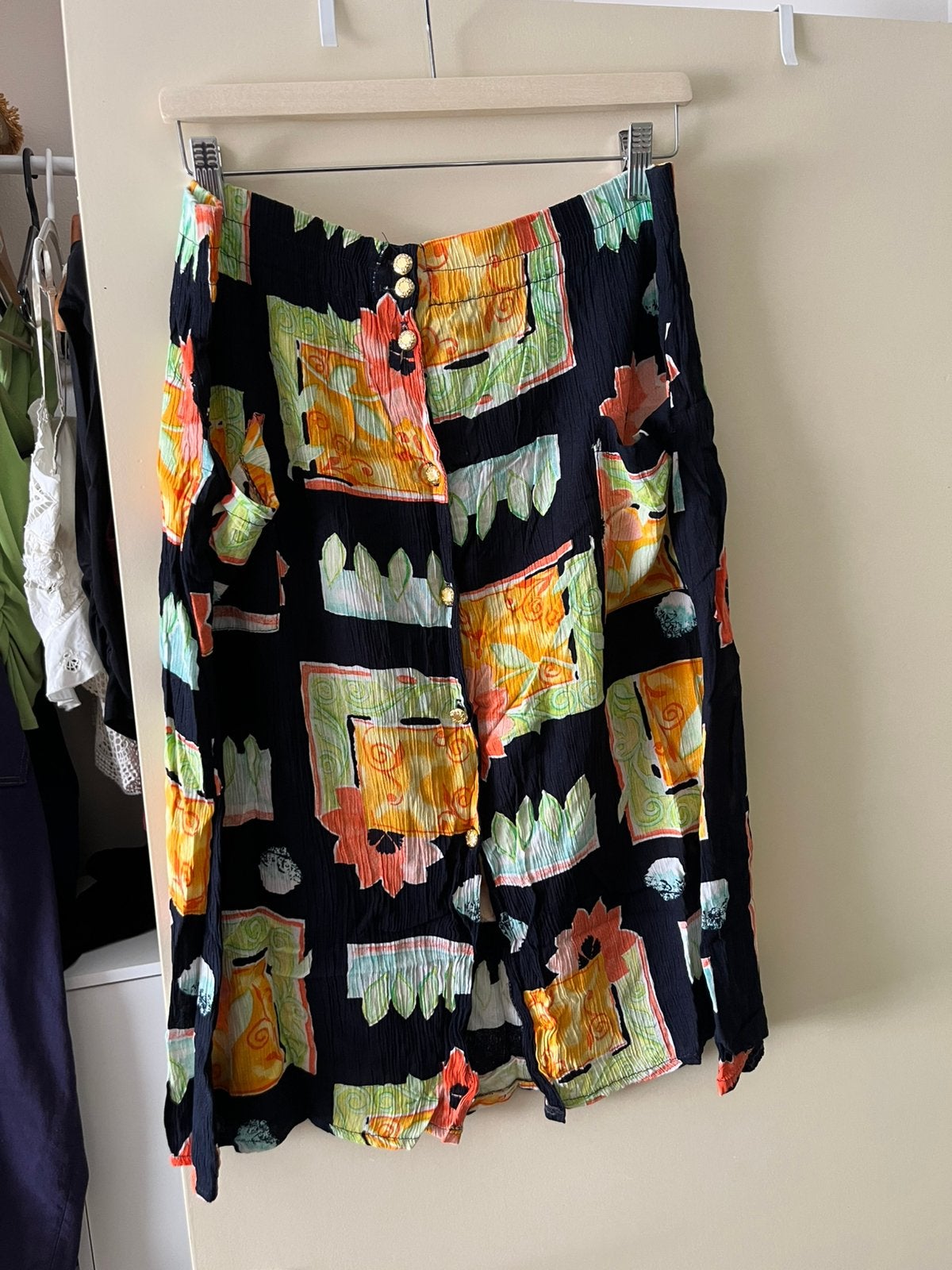 Rok vintage, Ophalen of Verzenden, Gedragen, Maat 42/44 (L), Onder de knie