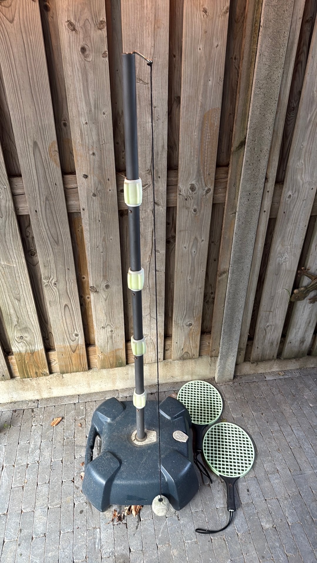 Tennispaal, Ophalen, Gebruikt