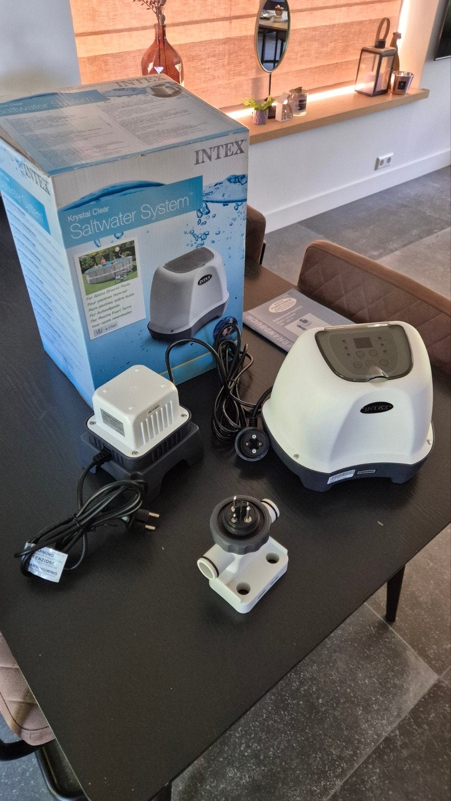Intex zoutwatersysteem. bijna nieuw, Tuin en Terras, Ophalen of Verzenden, Zo goed als nieuw, Overige typen