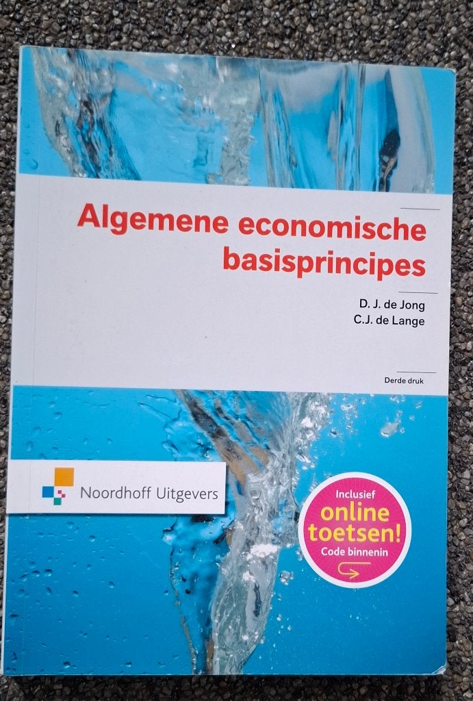 Algemene economische basisprincipes zgan, Boeken, Studieboeken en Cursussen, Zo goed als nieuw, Noordhoff Uitgevers, Beta, HBO