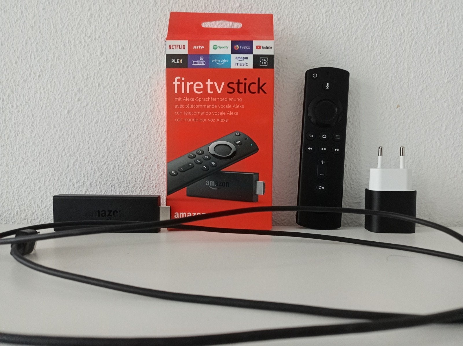Amazon Fire TV Stick (1e generatie) met afstandsbediening, Ophalen of Verzenden, Gebruikt, HDMI