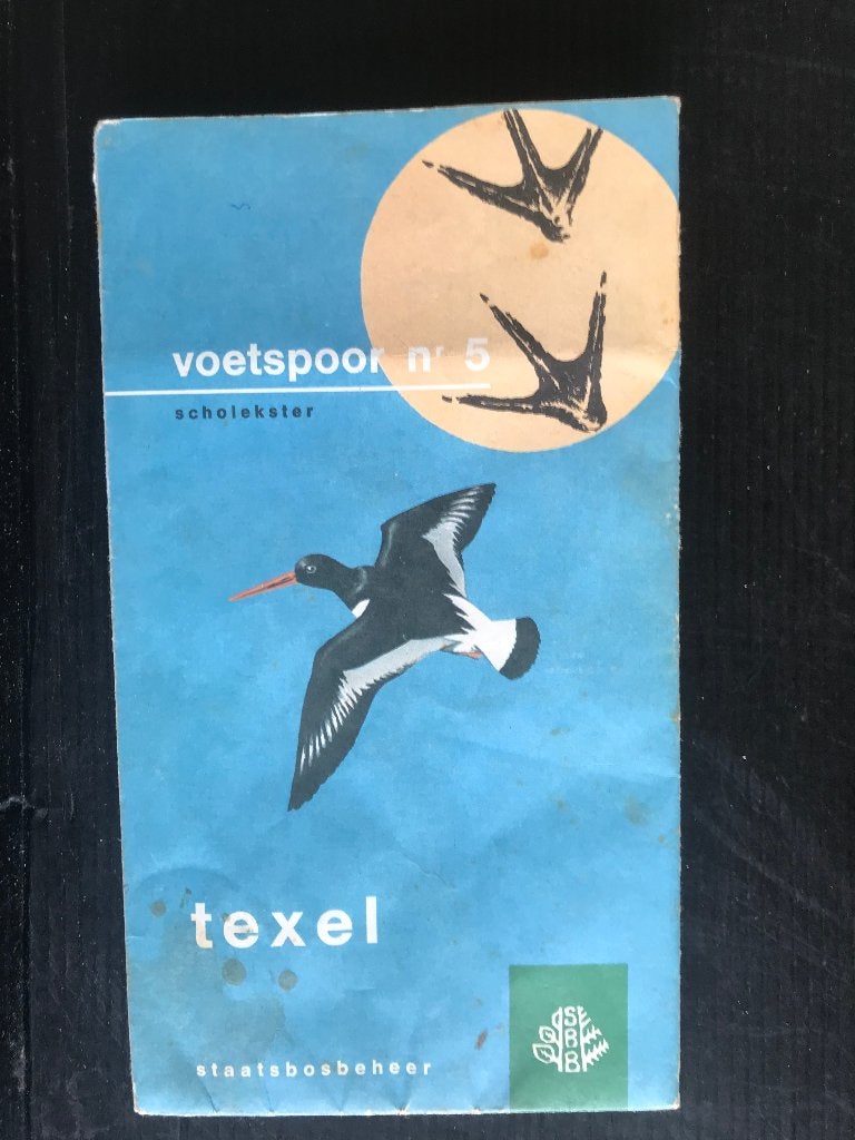 Kaart Texel 1976, Gelezen, Ophalen of Verzenden, Landkaart, 1800 tot 2000