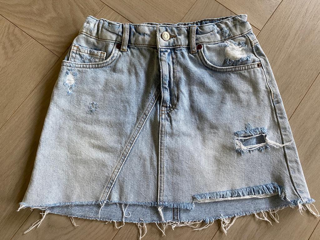ZARA rokje jeans mt 152 ZGAN, Kinderen en Baby's, Kinderkleding | Maat 152, Meisje, Ophalen of Verzenden, Zo goed als nieuw, Zara
