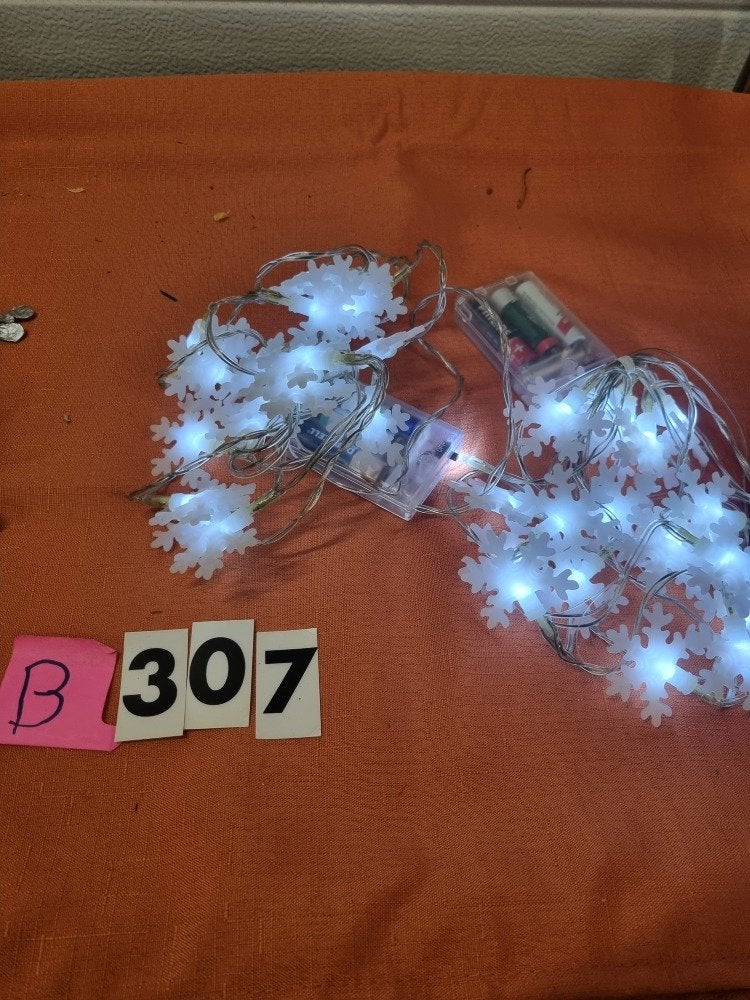 kerstverlichting sneeuwvlokken 2x 20 [b307], Diversen, Kerst, Ophalen of Verzenden, 'T Olde Gre-j, Info@toldegrej.nl, Endepoelstraat 20f Didam