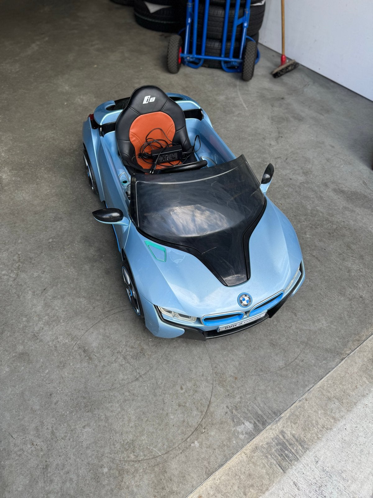 BMW i8 Concept elektrische kinderauto, Kinderen en Baby's, Speelgoed | Buiten | Voertuigen en Loopfietsen, Gebruikt, Bmw, Bmw