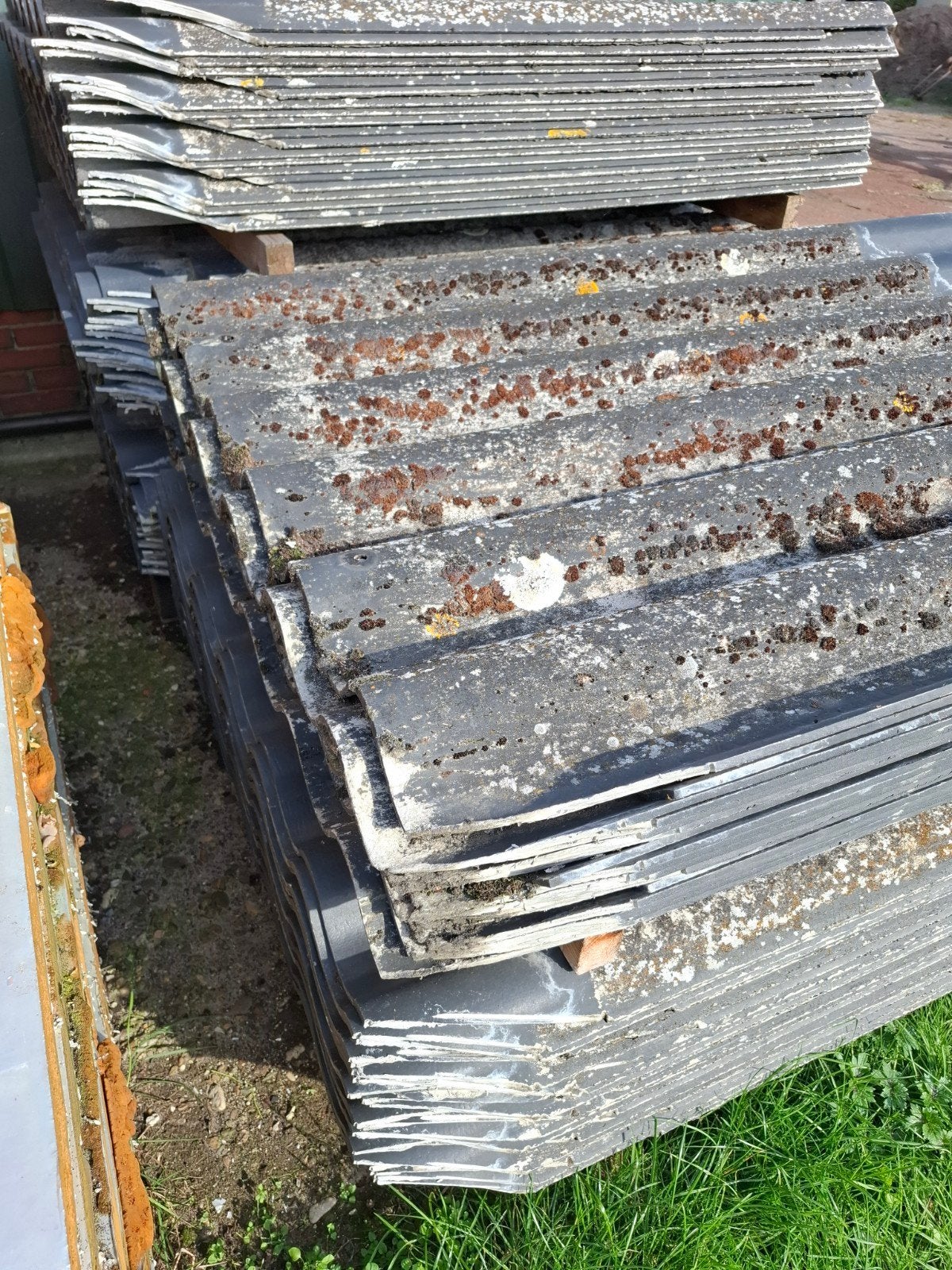 Asbestvrije dakplaten - ca. 50m2 gratis af te halen, Ophalen, Overige materialen, Gebruikt, 15 m² of meer