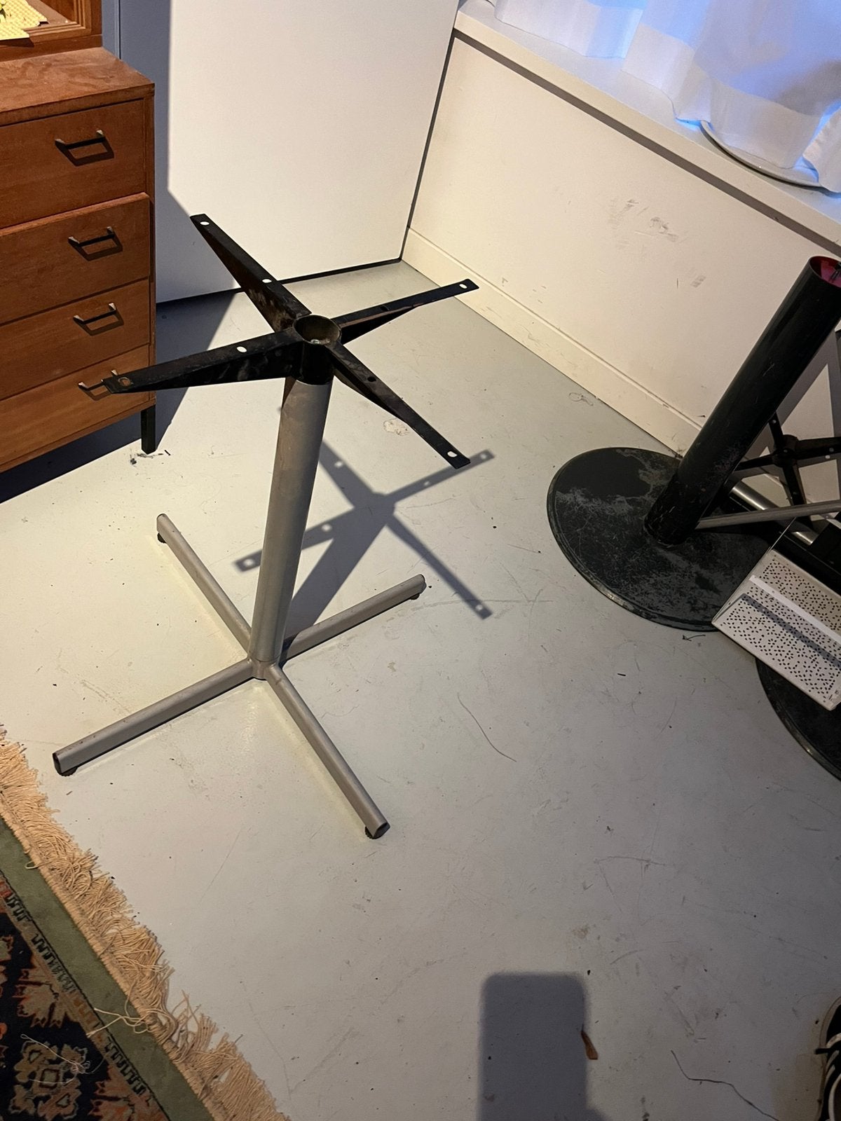 Frame voor stalen tafel tafelpoten tafelonderstel, Huis en Inrichting, Tafelonderdelen, Ophalen, Zo goed als nieuw, Rechthoekig