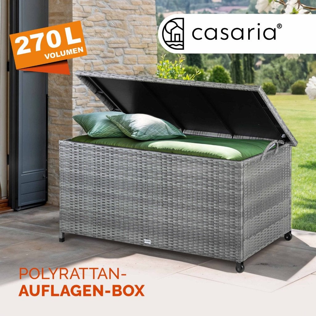 Opbergbox tuinkist + wielen 117x53x60cm 270L GRATIS BEZORGD, Verzenden, Nieuw, Nvt, Nvt