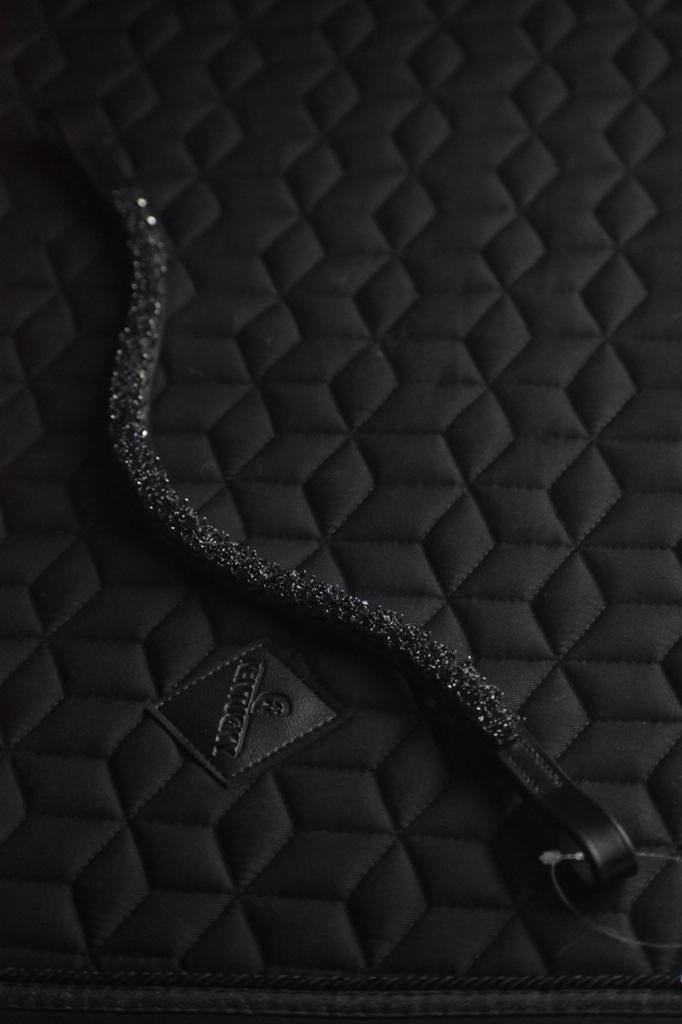 Frontriem met zwarte glitter stenen, Dieren en Toebehoren, Paarden en Pony's | Hoofdstellen en Tuigage, Nieuw, /, /, Made by dtr