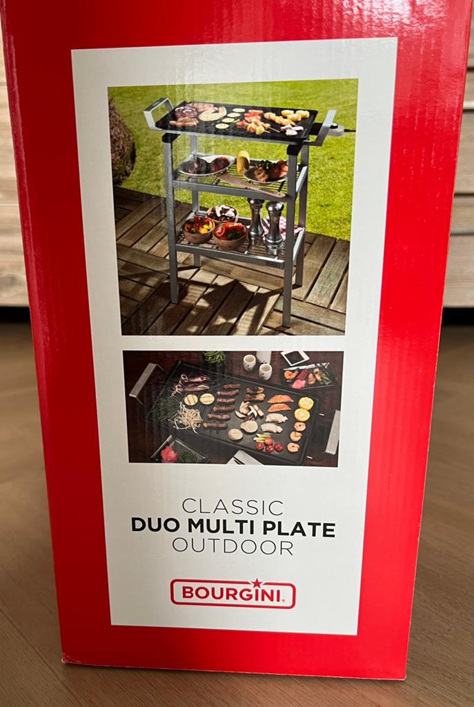 BBQ Bourgini Classic Duo Multi Plate Outdoor – Bakplaat, Ophalen of Verzenden, Nieuw
