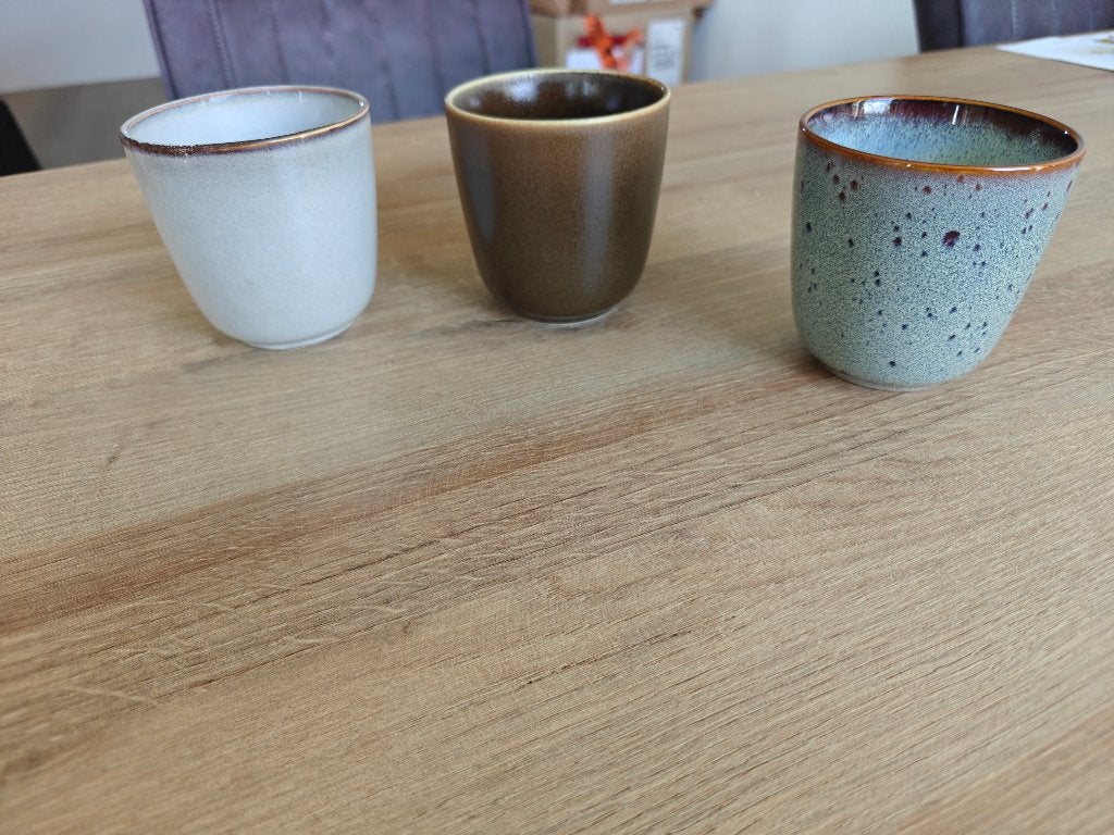 IKEA mokken set van 6 - verschillende kleuren, Keramiek, IKEA, Zo goed als nieuw, Modern