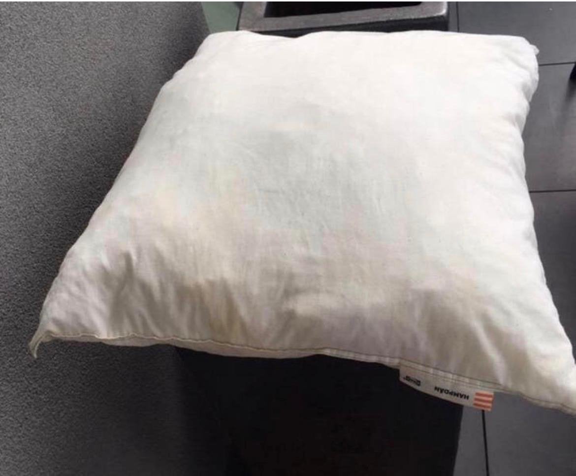 IKEA HAMPÅN hoofdkussen rechthoekig kussen Wit, Ophalen of Verzenden, Zo goed als nieuw, Wit, Rechthoekig