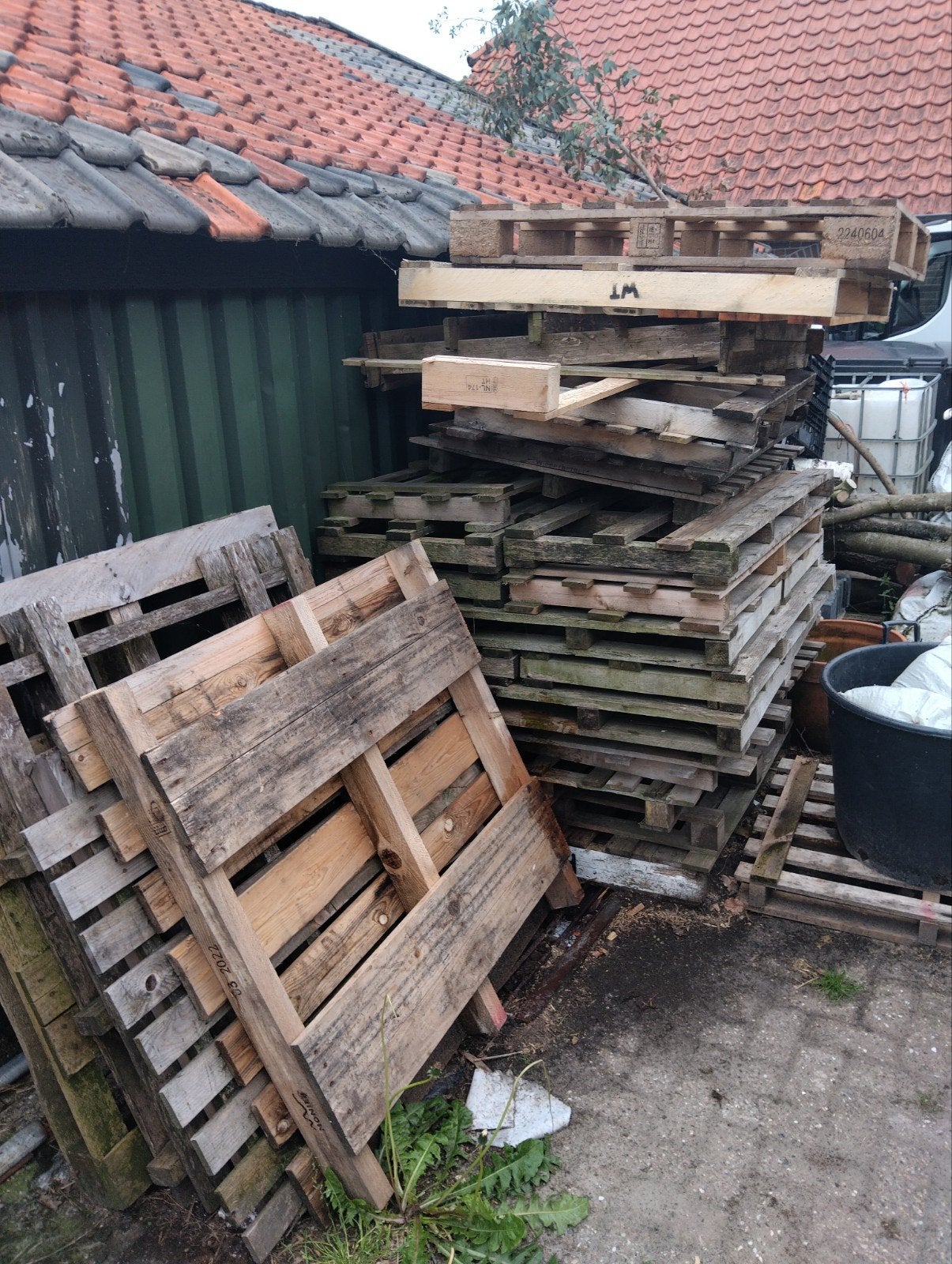 Gratis pallets, Minder dan 3 m³, Ophalen