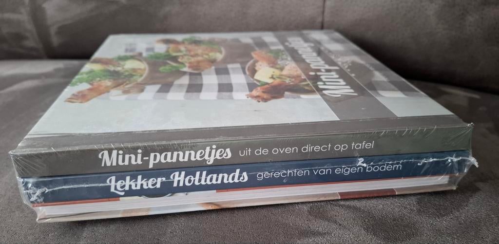 3 Kookboeken: Mini-pannetjes, Lekker Hollands, Oven & Stoven, Boeken, Nieuw, Diverse auteurs, Ophalen of Verzenden, Hoofdgerechten