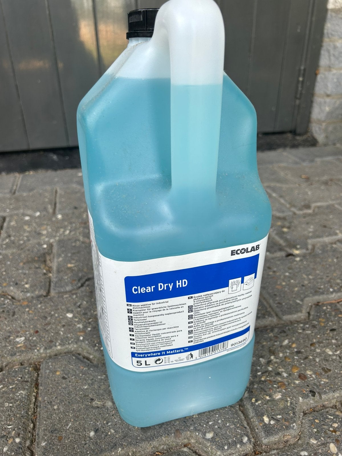 Ecolab clear dry  glansspoelmiddel, Ophalen