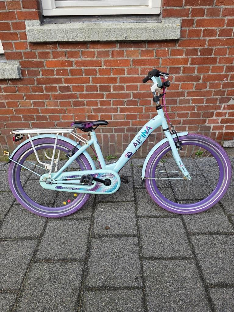 Alpina girl power meisjesfiets 22 inch, Ophalen, Zo goed als nieuw, 22 inch
