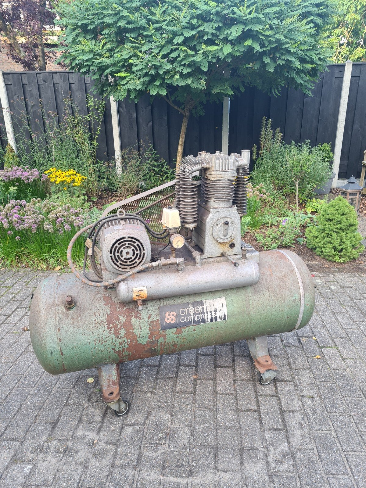 Compressor, Creemers b.v., 100 liter of meer, Ophalen