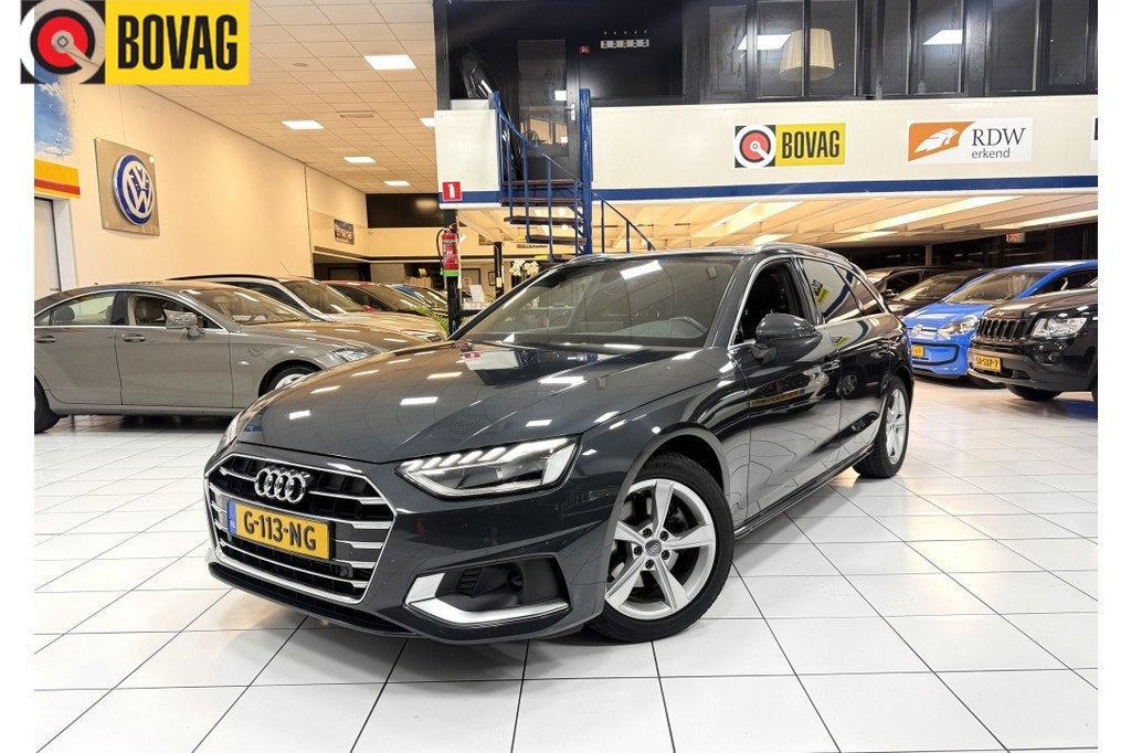 Audi A4 Avant 35 TFSI Bovag Garantie NAP (bj 2019), Auto's, Automaat, Stof, Gebruikt, Euro 6
