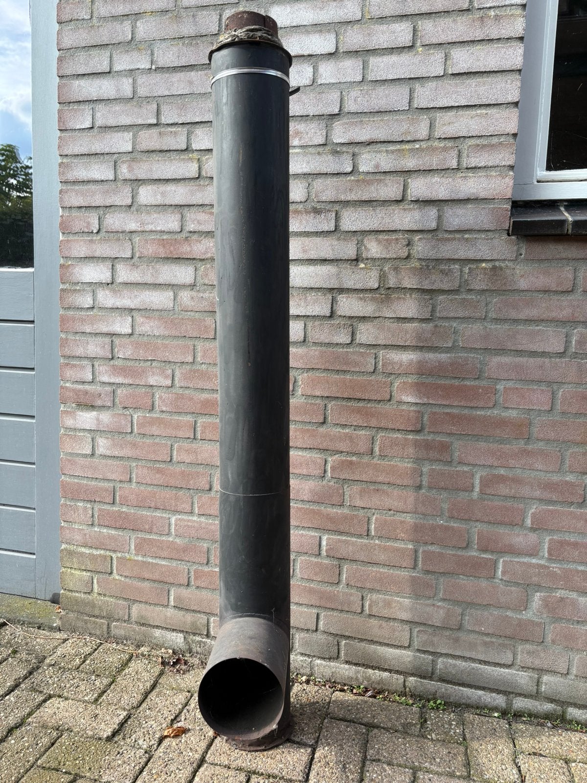 Kachelpijp 150 mm doorsnede, Ophalen, Gebruikt, Hout, Houtkachel