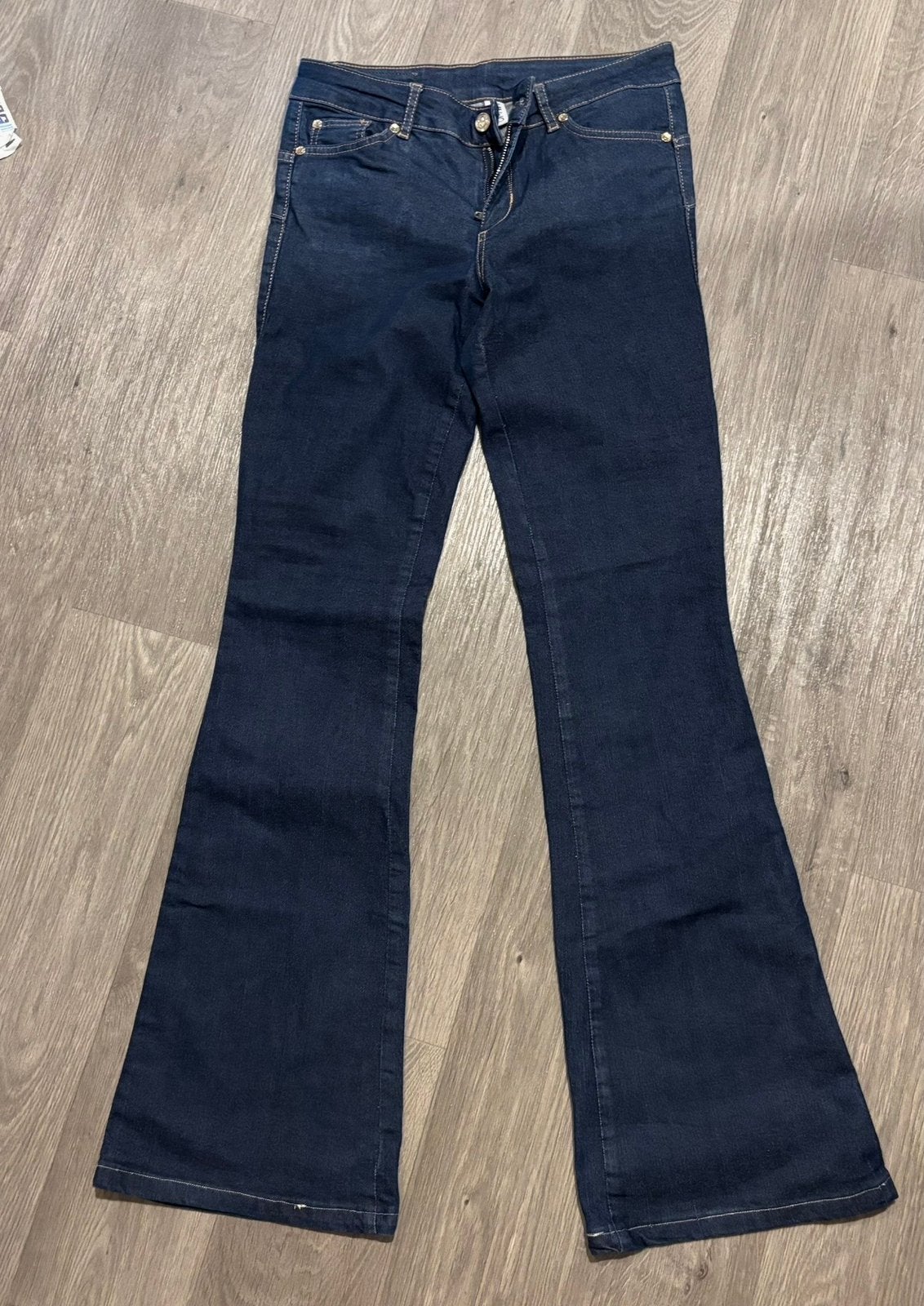 Donker blauwe flared jeans Liu Jo, Kleding | Dames, Ophalen of Verzenden, Zo goed als nieuw, Blauw, W28 - W29 (confectie 36)