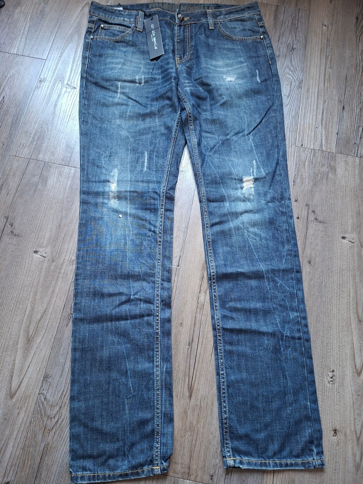 FRANKIE MORELLO jeans W36 L34, W36 - W38 (confectie 52/54), Blauw, FRANKIE MORELLO, Nieuw