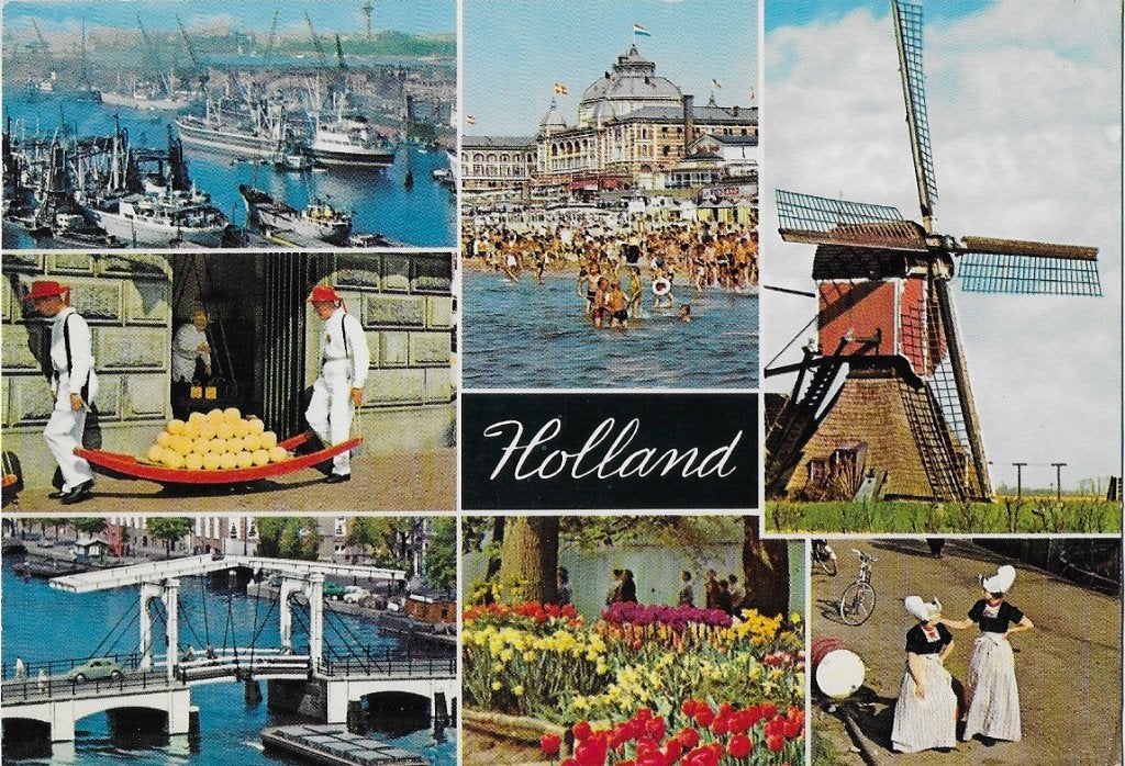 Holland gelopen ansichtkaart ( B69 ), Ophalen of Verzenden, 1980 tot heden, Gelopen, Noord-Holland