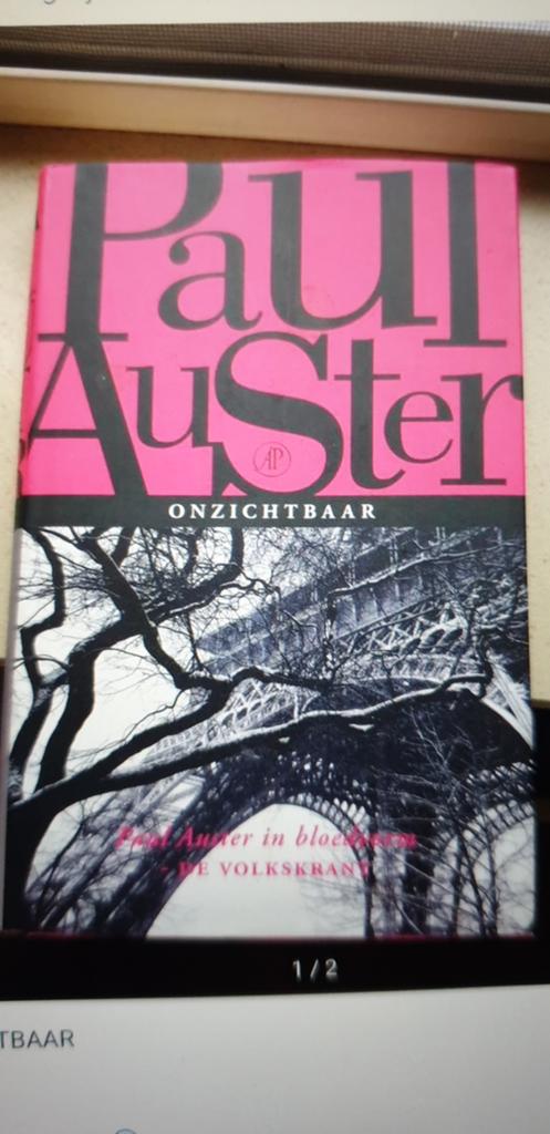 PAUL AUSTER.  ONZICHTBAAR, Ophalen of Verzenden, Gelezen