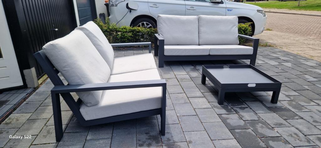 Bellagio Vezzano loungeset - Aluminium met kussens, Tuin en Terras, Tuinsets en Loungesets, Aluminium, Ophalen of Verzenden