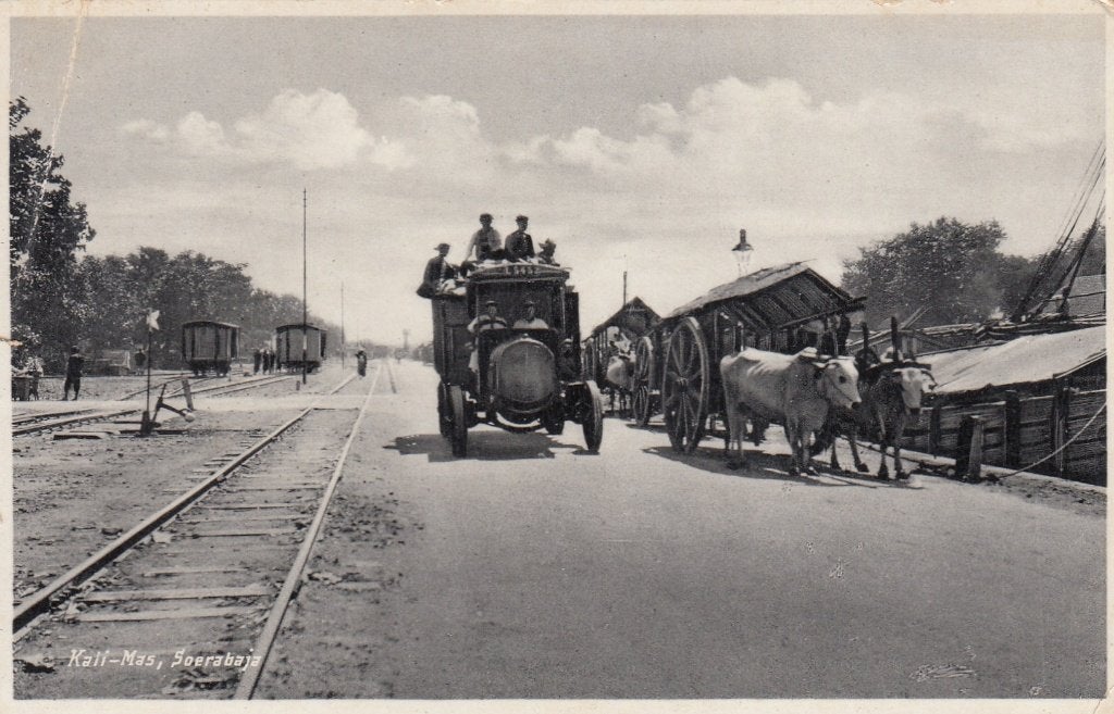 Ned.Indie - Soerabaja - Kali- Mas, Verzamelen, Verzenden, 1920 tot 1940, Ongelopen, Buiten Europa