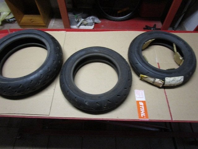 3 nieuwe scooter race banden (1 Dunlop, 2 Pinasco), Ophalen of Verzenden