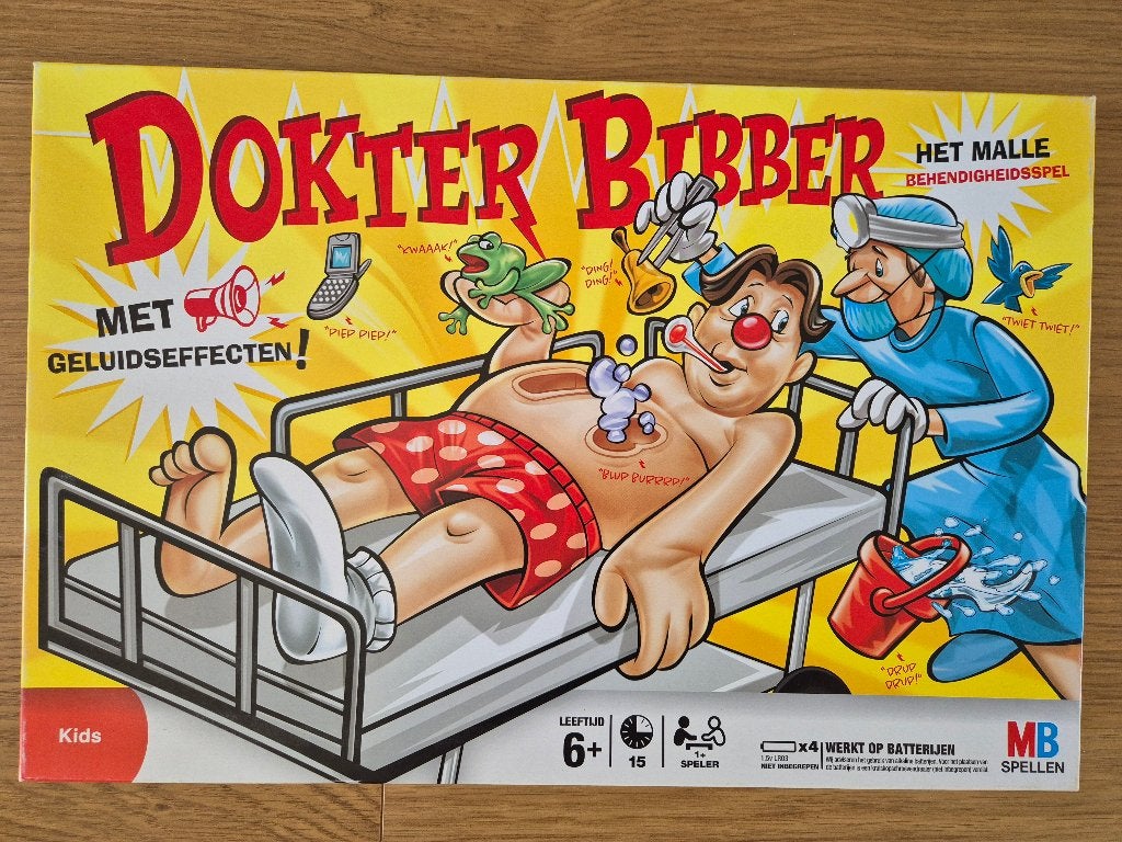 Dokter Bibber, Ophalen of Verzenden, Zo goed als nieuw, MB Spellen