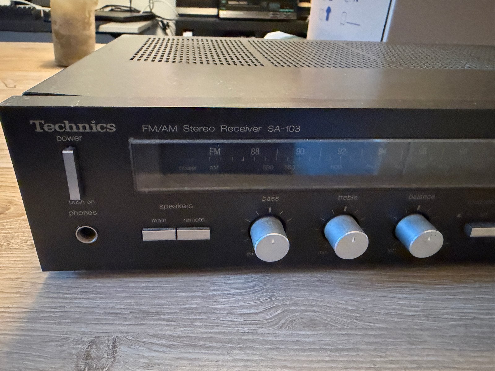 Technics SA-103 FM/AM Stereo Receiver - Vintage Audio, Gebruikt, Ophalen, Overige merken, Minder dan 60 watt