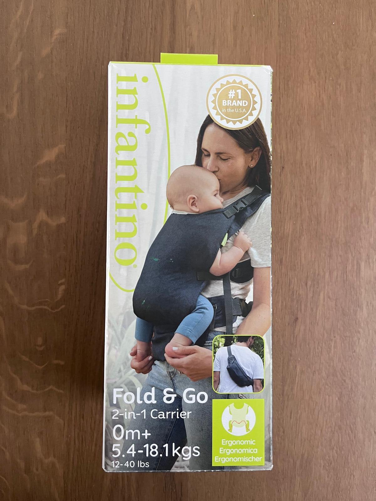 Infantino 2-in-1-Draagzak baby, Gebruikt, Buik of Rug, Draagzak, Ophalen