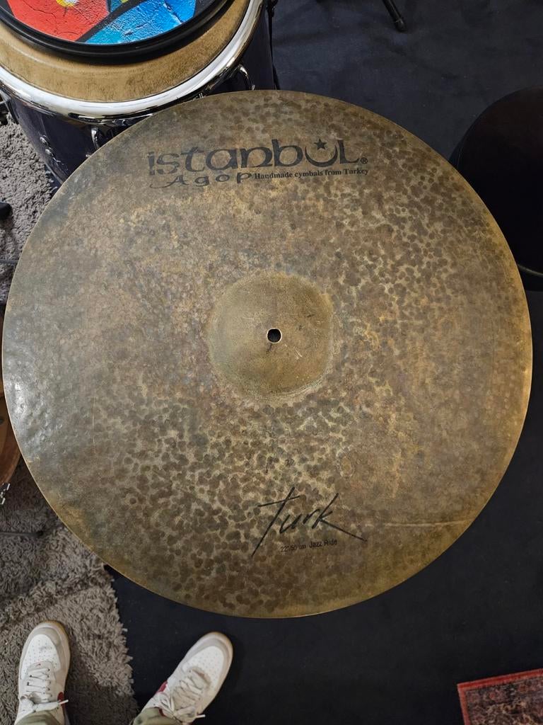 Istanbul Agop Turk Jazz Ride 22 inch, Muziek en Instrumenten, Ophalen of Verzenden, Overige merken