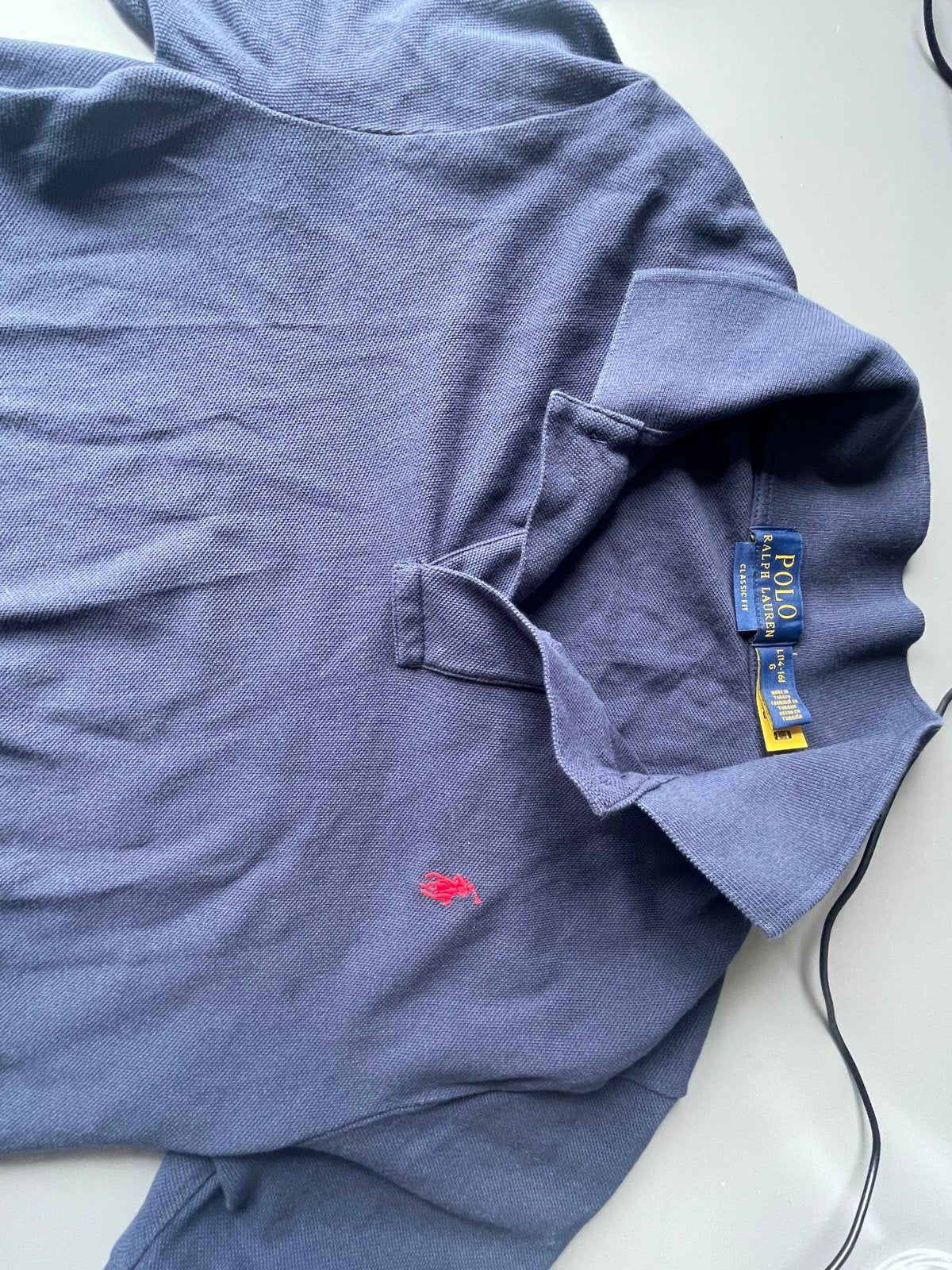 Polo Ralph Lauren Classic Fit maat 164, Ophalen of Verzenden, Zo goed als nieuw, Maat 46 (S) of kleiner, Blauw