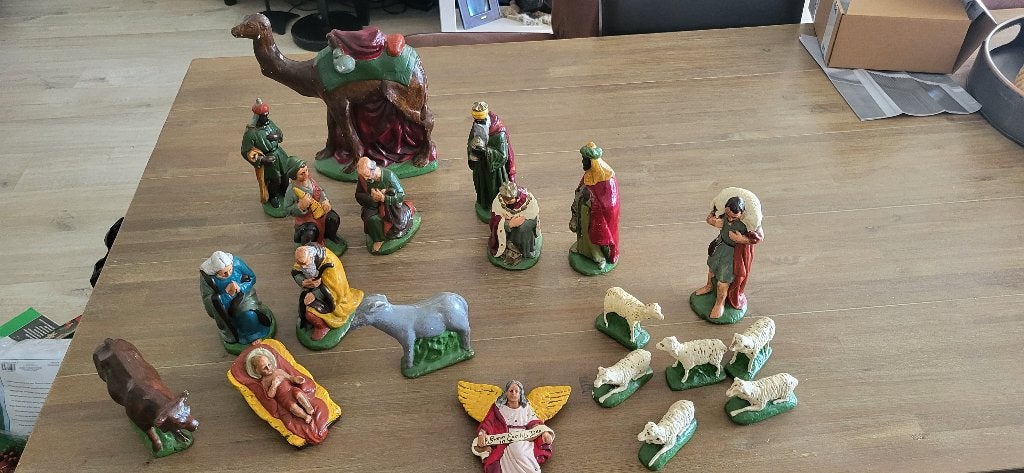 Prachtige stenen kerstgroep, Diversen, Kerst, Ophalen, Zo goed als nieuw