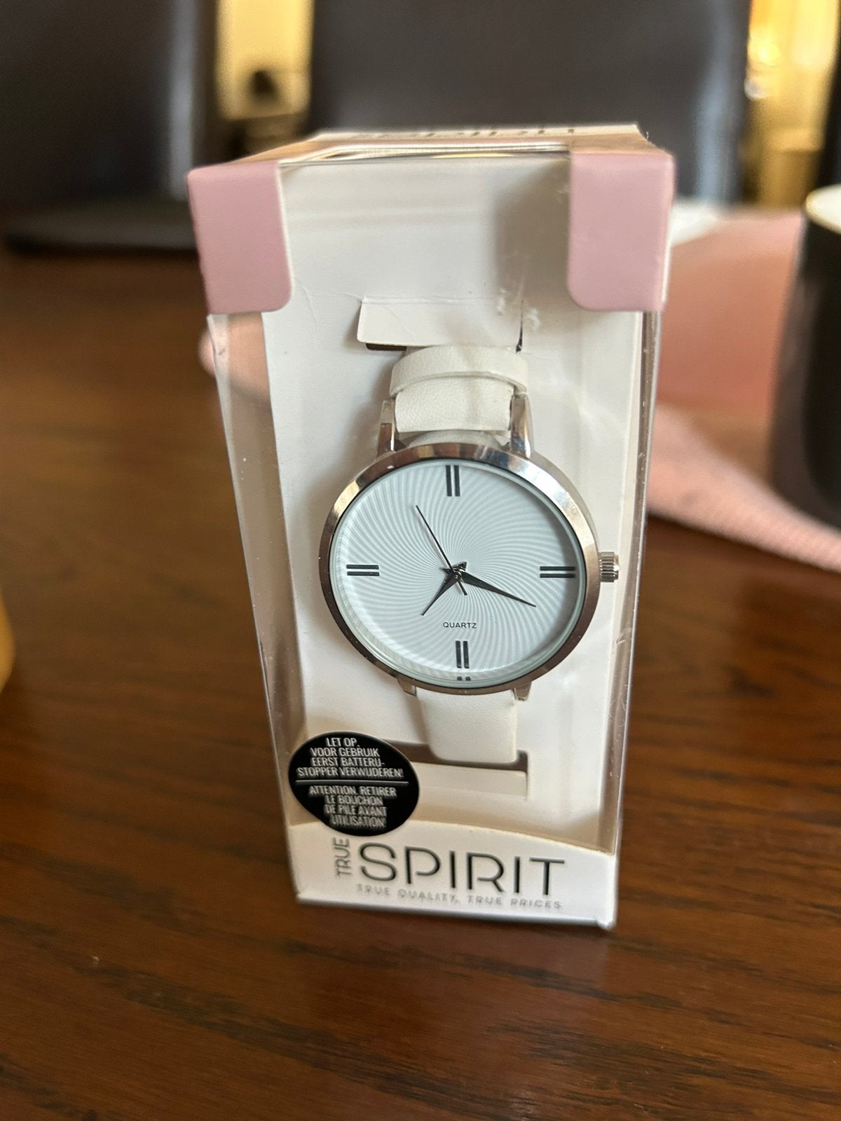 Witte horloge te koop, Sieraden, Tassen en Uiterlijk, Horloges | Dames, Ophalen of Verzenden, Zo goed als nieuw, Overige merken