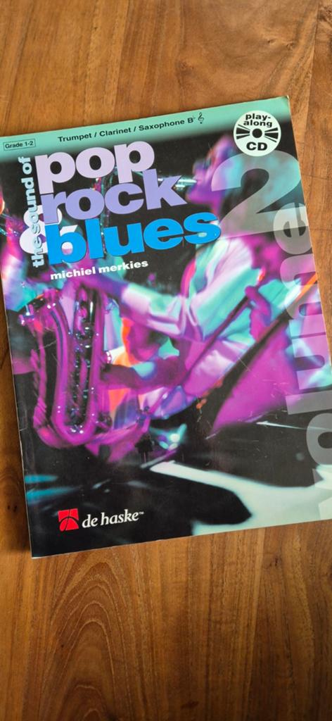 Oefenboek met CD voor trompet, saxofoon en klarinet, Ophalen of Verzenden, Les of Cursus, Trompet