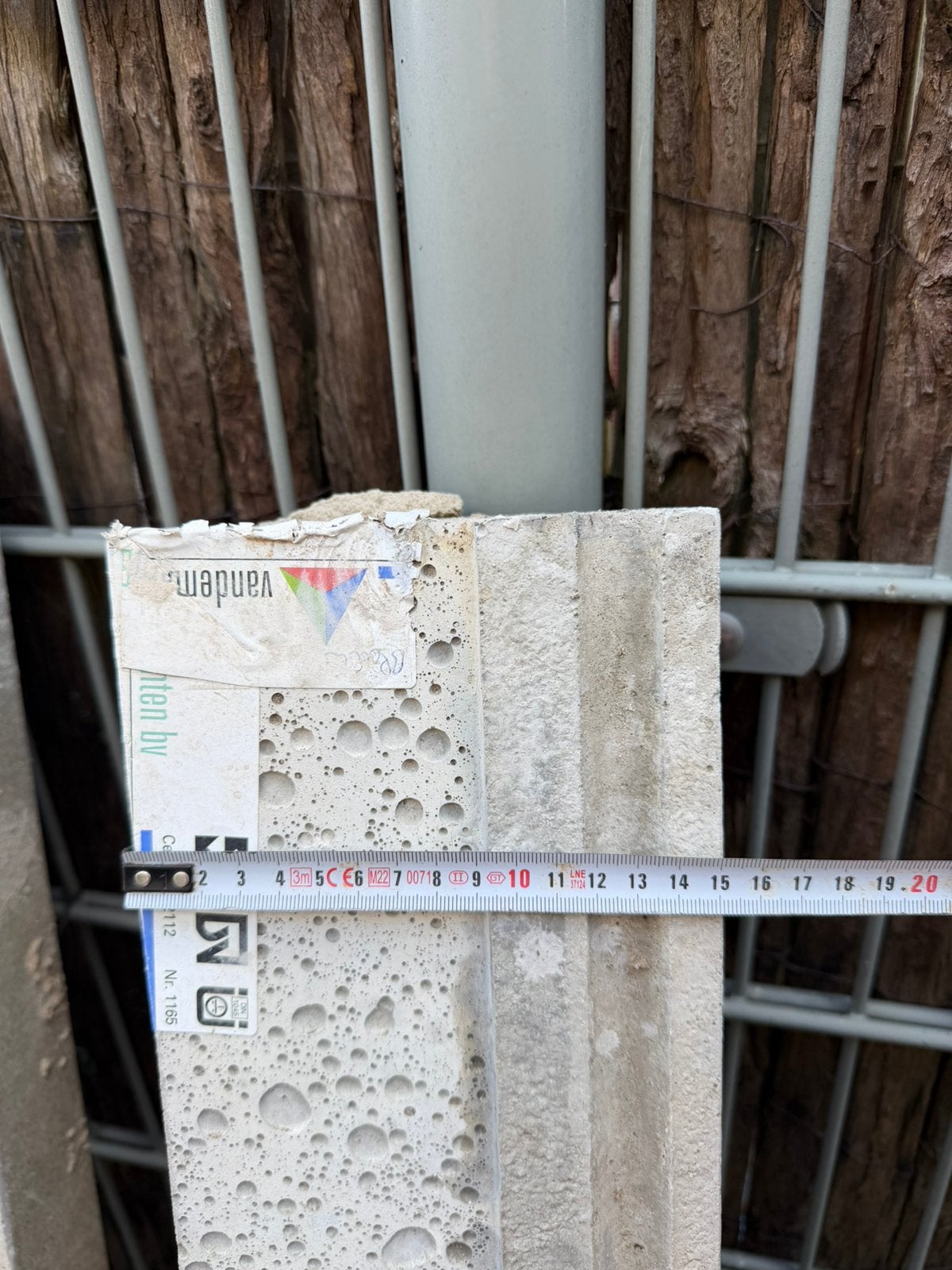 Beton dorpels, Ophalen, Gebruikt