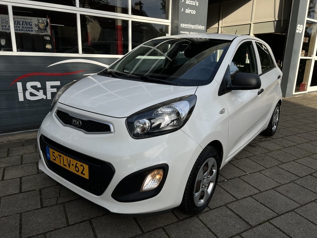 Kia Picanto 1.0 CVVT ISG Comf.P., Auto's, Gebruikt, Verwarmde buitenspiegels, 400 kg, Wit