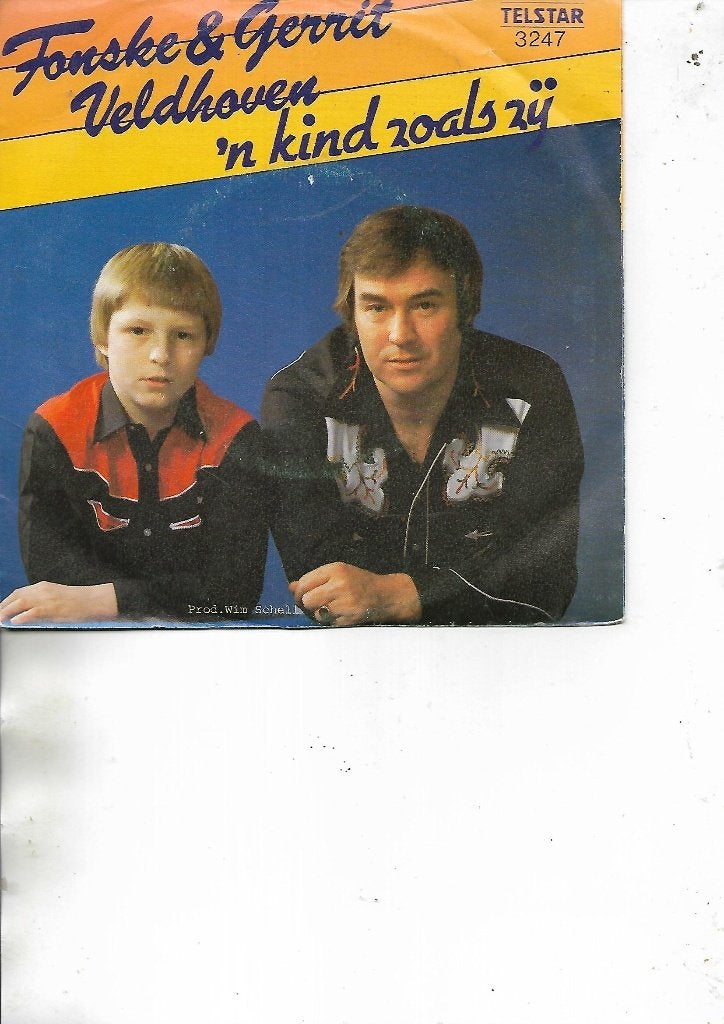 Fonske & Gerrit - `n kind zoals zij.(Telstar), Cd's en Dvd's, Vinyl Singles, Ophalen of Verzenden, Gebruikt, Nederlandstalig