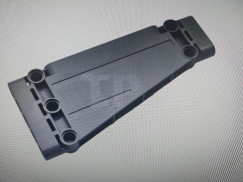10 technic Lego paneel plaat 5x11x1 schuin donkergrijs, Lego, Ophalen of Verzenden, Zo goed als nieuw, Technic