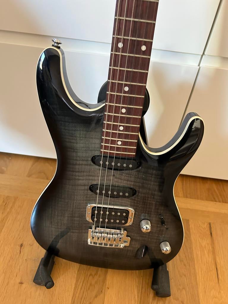 Ibanez SA260fm grey burst Gitaar + Marshall code25, Ophalen of Verzenden, Zo goed als nieuw, Solid body, Ibanez