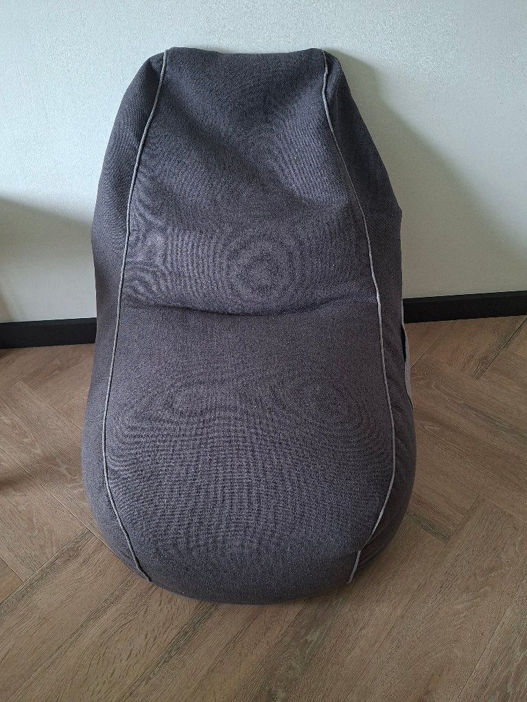 Gistrup Zitzak, kleur grijs 260 liter zoekt nieuwe eigenaar, Ophalen, Gebruikt, Grijs, Zitzak