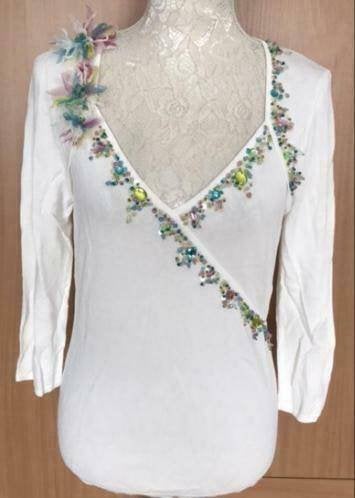 Top van Libra maat M [v], Kleding | Dames, Tops, Zo goed als nieuw, Maat 38/40 (M), Wit, Lange mouw, Ophalen of Verzenden