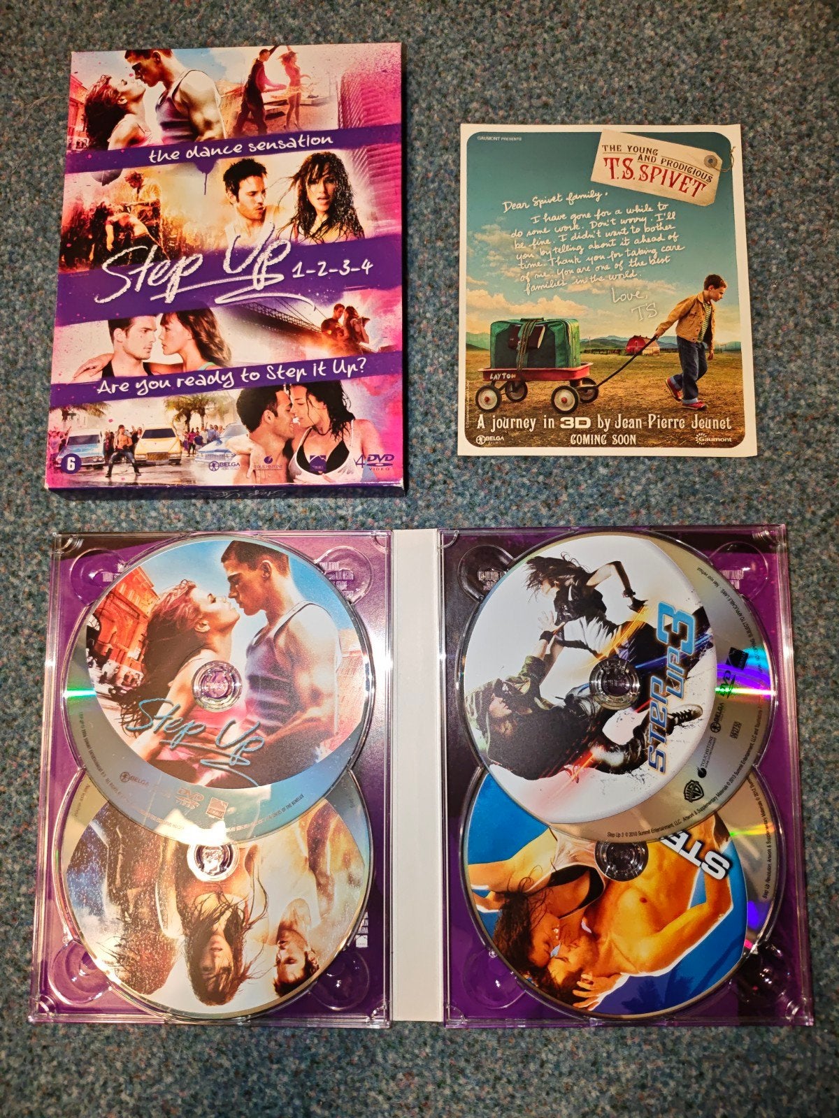 Step Up 1-2-3-4 De Complete Dansfilm Collectie DVD, Engels, Nederlands, Ophalen of Verzenden, Zo goed als nieuw
