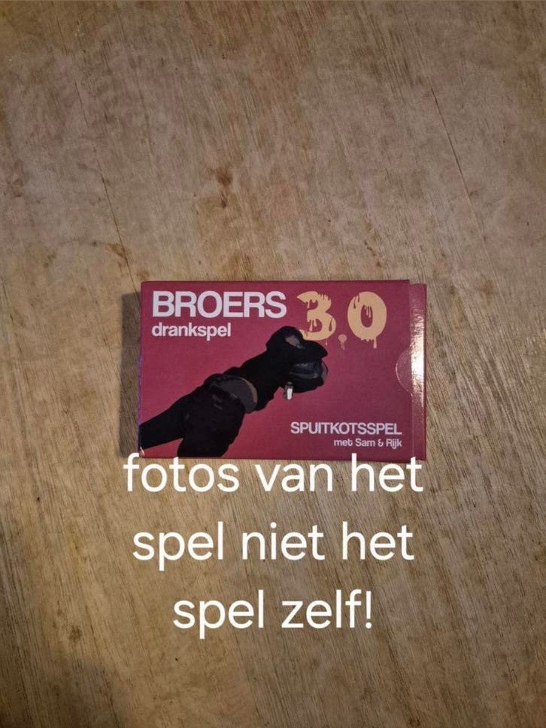 fotos van de kaartjes broers drankspel 3.0, Ophalen of Verzenden