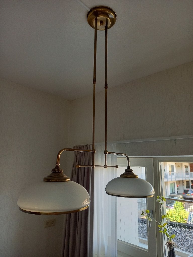 hanglamp, Ophalen, Gebruikt, Glas, 75 cm of meer